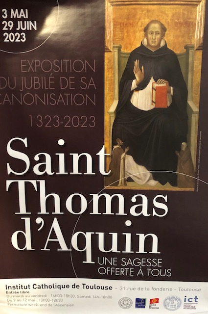 Exposition Saint Thomas d’Aquin (3/05 au 29/06/2023)