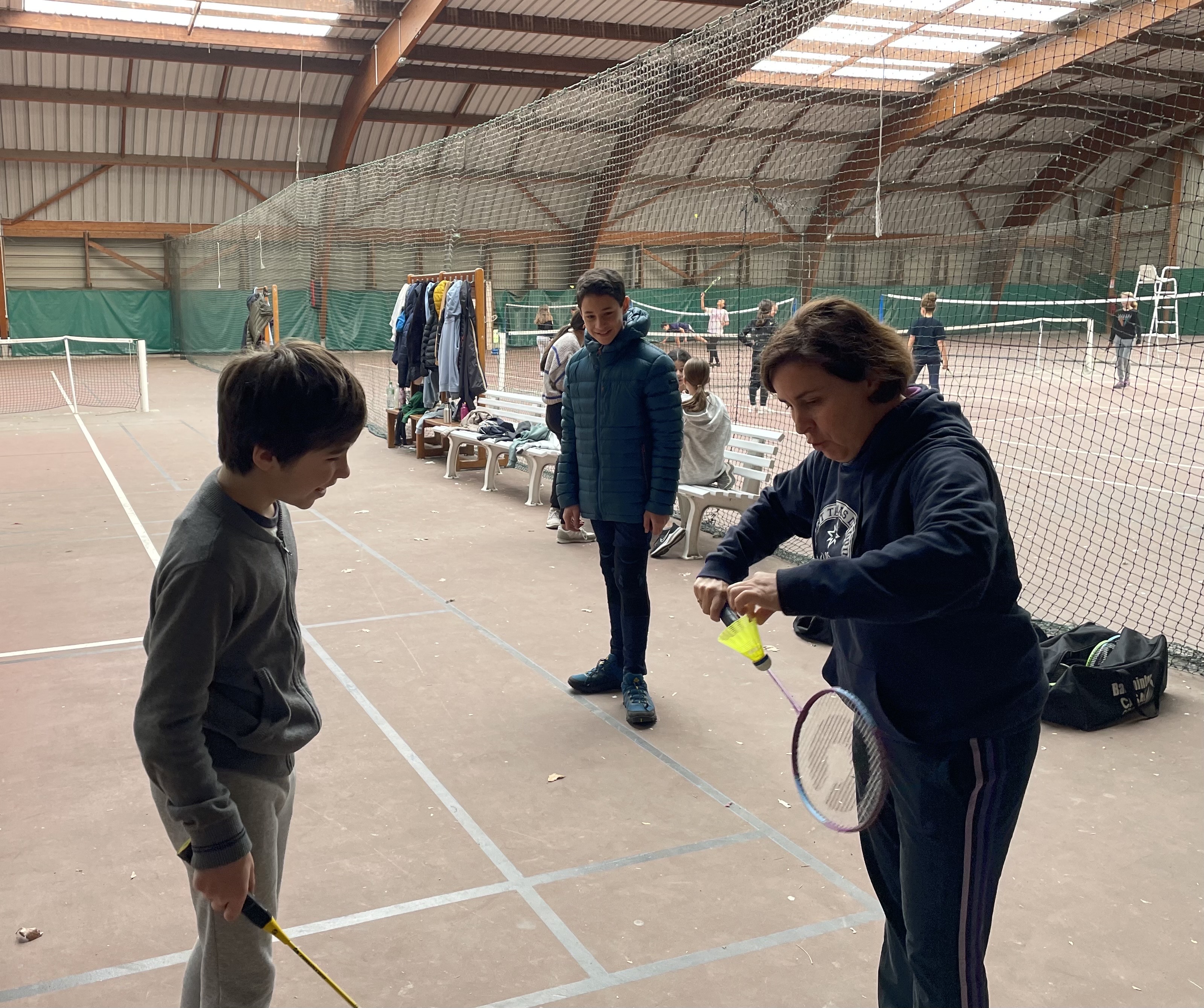 Tournoi interclasses de badminton