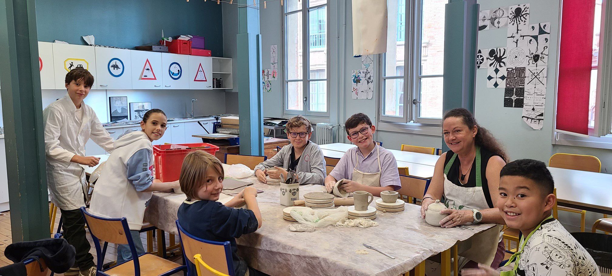 Atelier poterie pour les collégiens