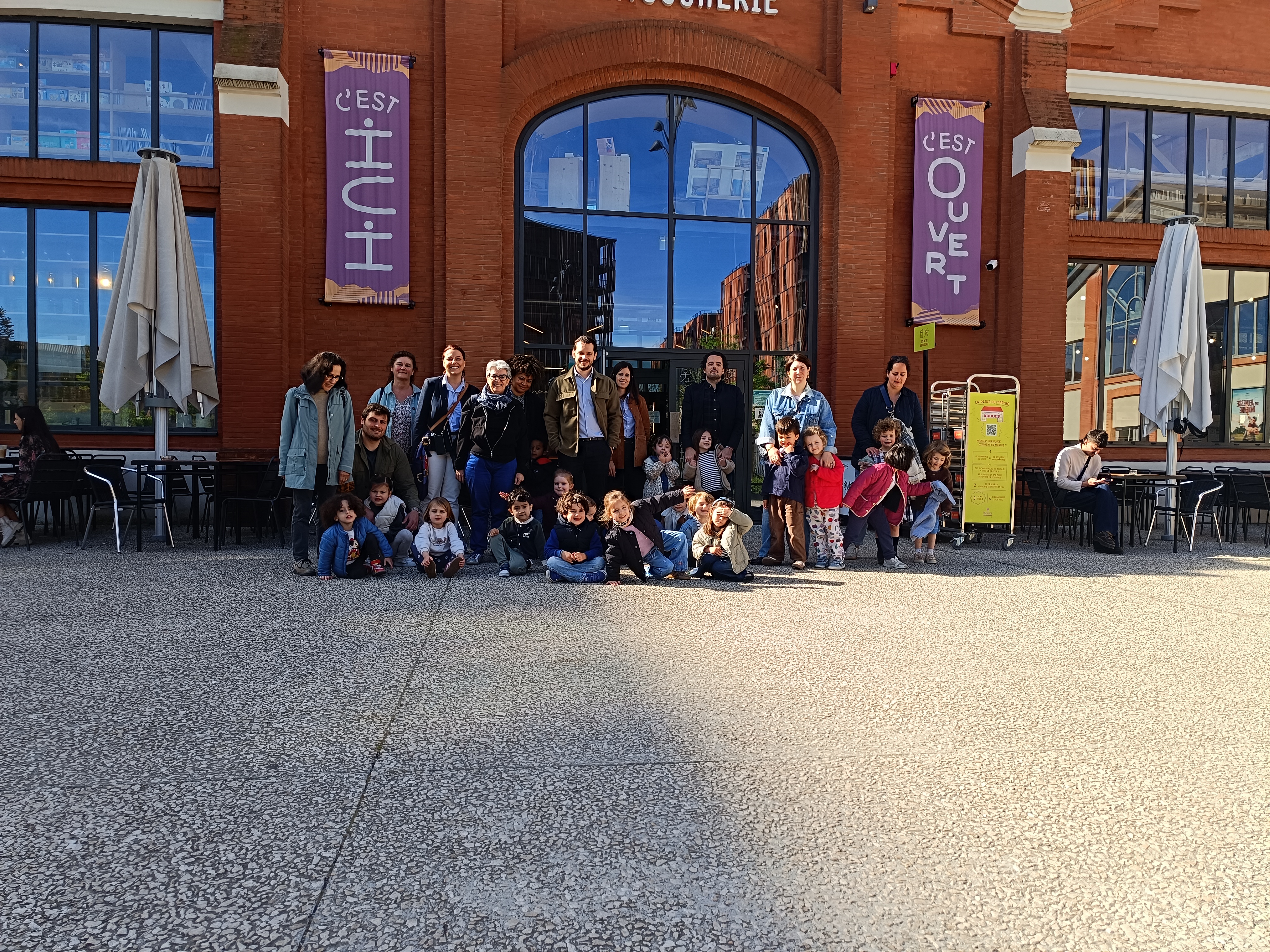 Sortie de la classe de PS/MS aux Halles de la Cartoucherie